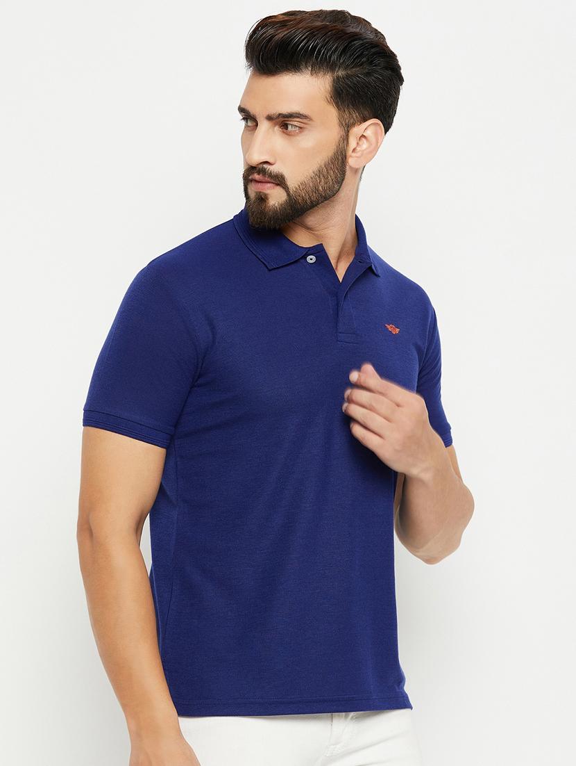 men solid polo t-shirt - 20136464 - Zoom Image - 0