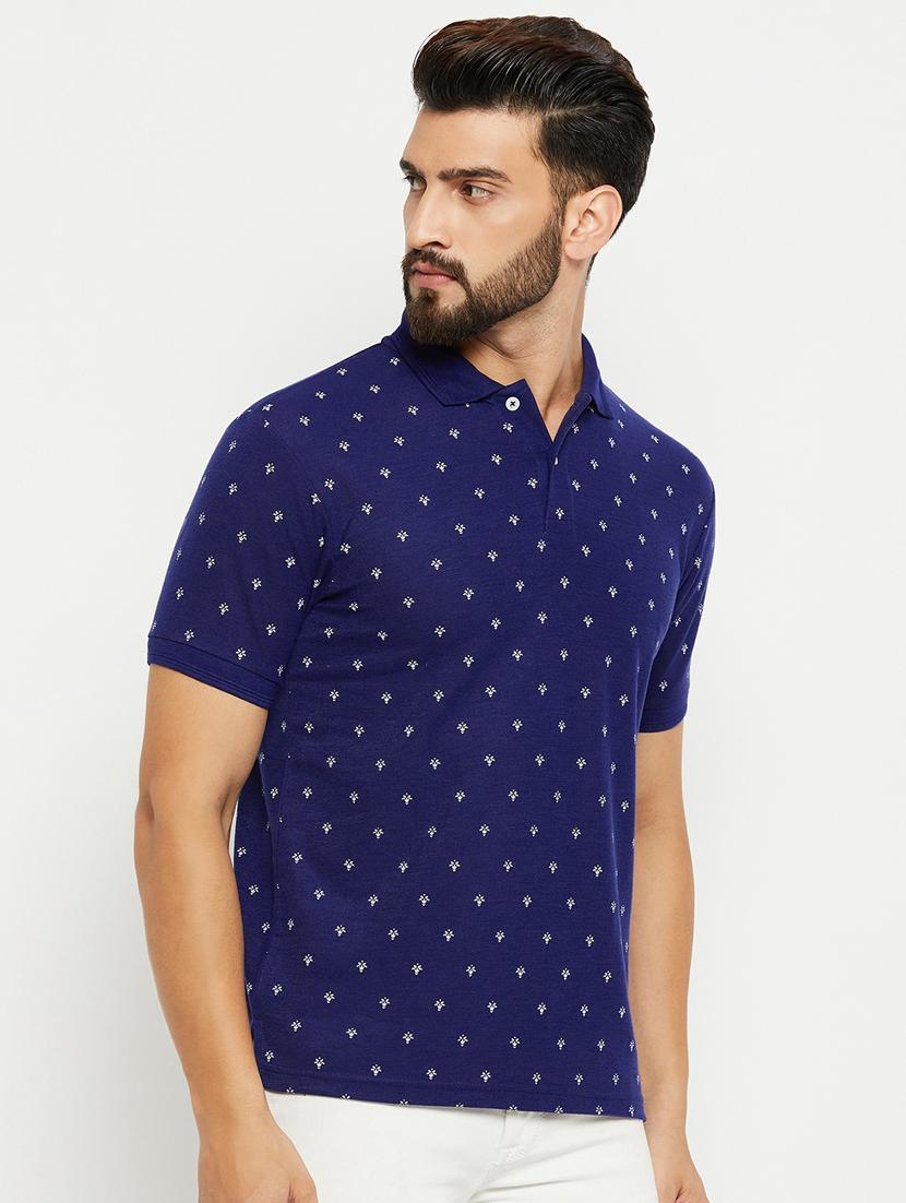 men printed polo t-shirt - 20136469 -  Zoom Image - 0