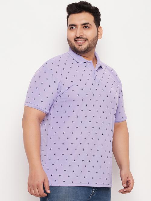 plus size printed polo t-shirt - 20136505 - Standard Image - 0