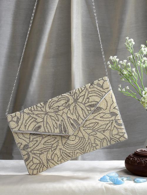 beige canvas sling bag - 20150037 - Very Small Image - 1