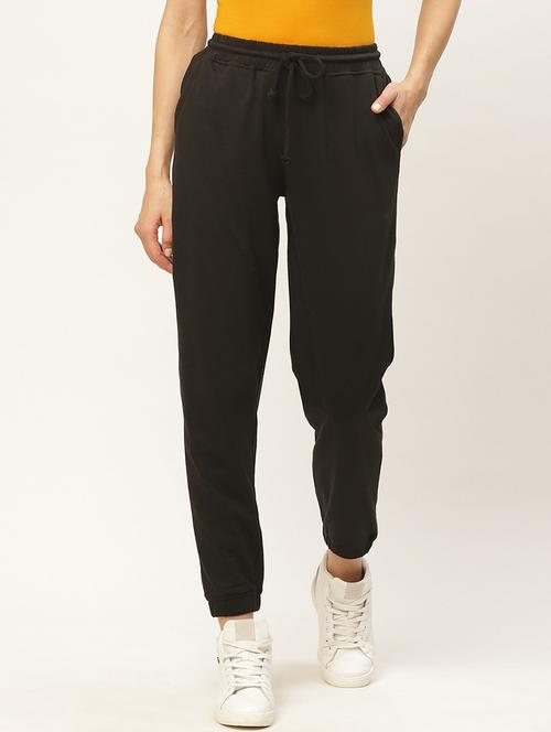 women solid jogger - 20159303 - Very Small Image - 1