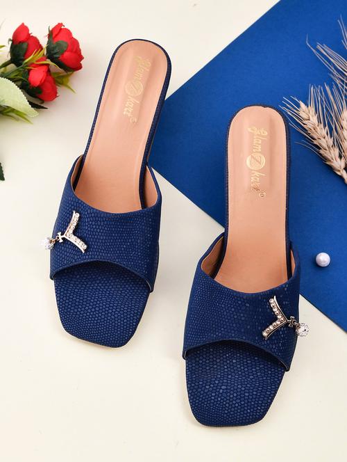 women slip on block heel sandal - 20160247 - Very Small Image - 1