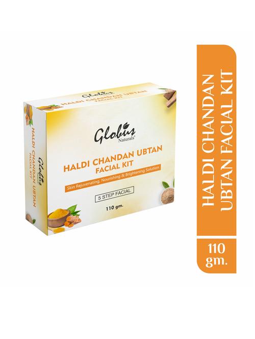 globus naturals haldi chandan facial kit, 110gm - 20164825 -  Standard Image - 0