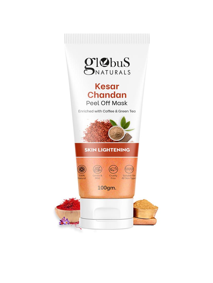 globus naturals kesar chandan peel off mask, 100gm - 20164831 -  Zoom Image - 0