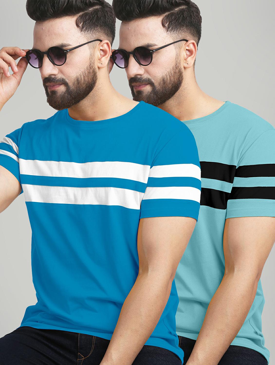 pack of 2 striped regular t-shirt