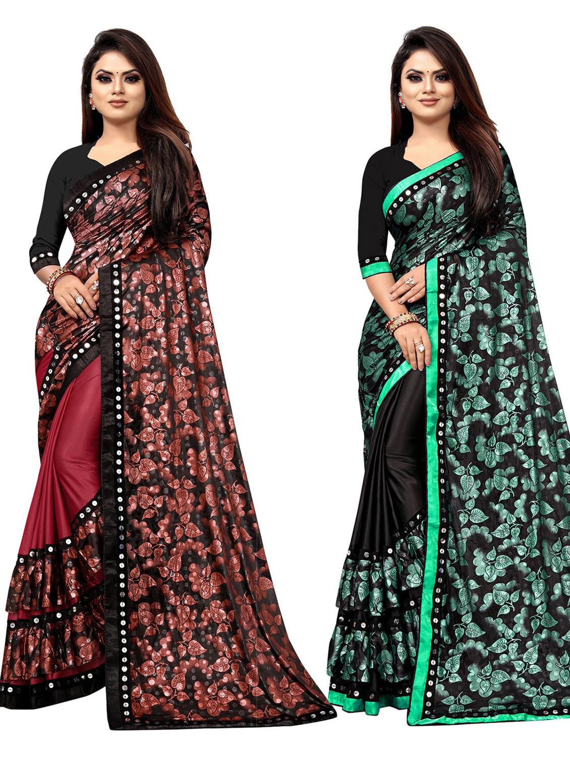 women's saree combo with blouse - 20183775 -  Zoom Image - 0