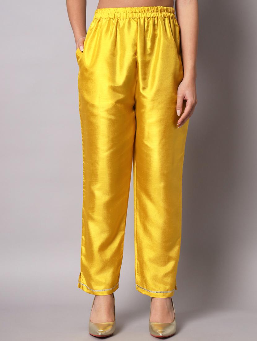 yellow kurta pant set with dupatta - 20194238 - Zoom Image - 2