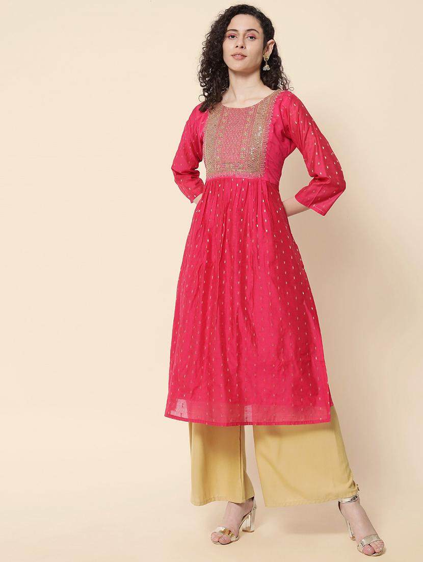 women's side slit kurta - 20197190 -  Zoom Image - 0