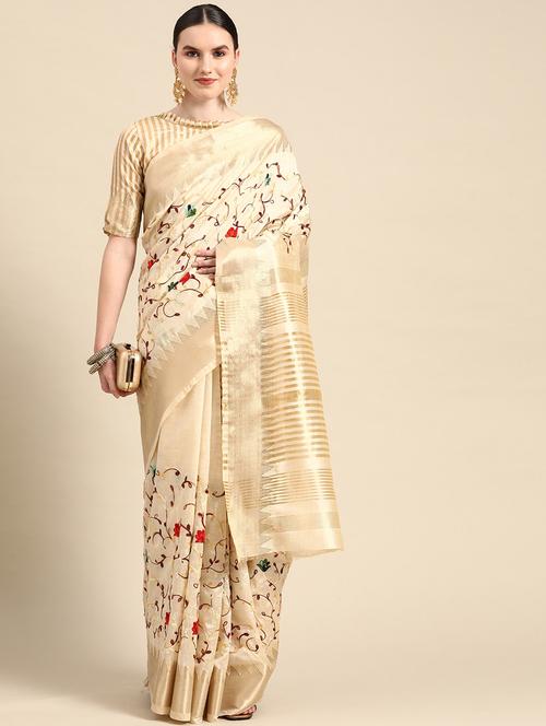 women solid with work assam silk saree with blouse - 20225440 - Standard Image - 0