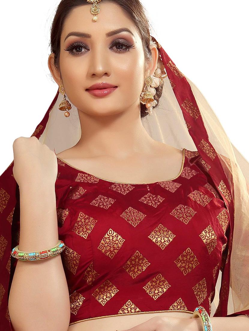multi colored flared lehenga - 20255926 - Zoom Image - 3
