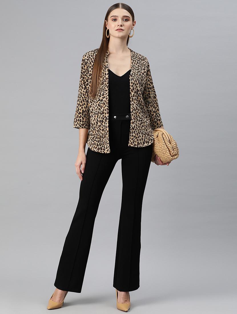 beige crepe shrug - 20273750 - Standard Image - 3