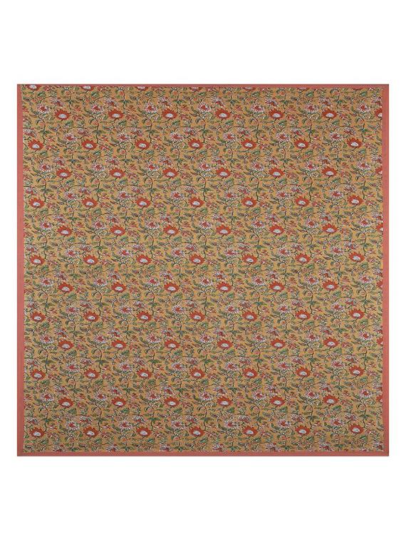 indhome life cotton square pack of 1 dining table cloth cover 4 seater, 60 x 60 inches - 20290169 - Standard Image - 2