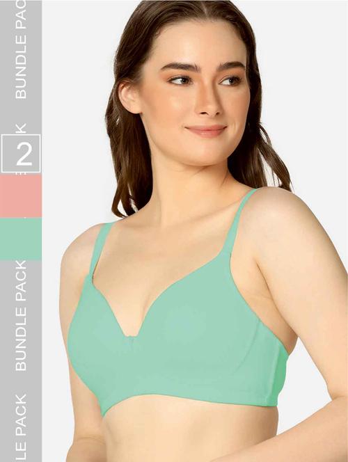 women solid bra combo - 20295835 - Very Small Image - 1