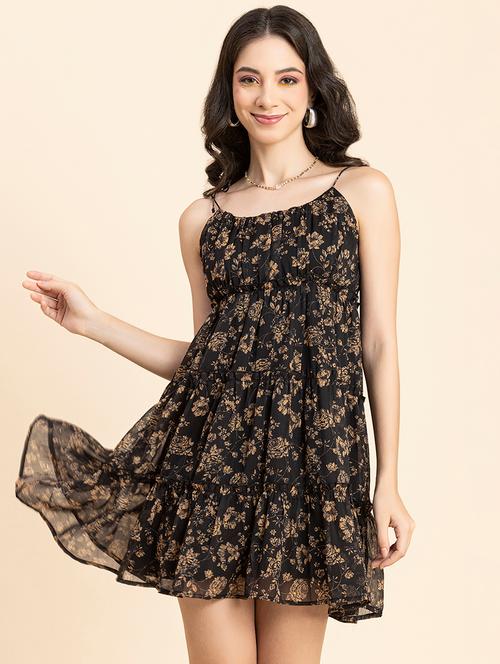 women's tiered dress floral dress - 20296484 - Standard Image - 0