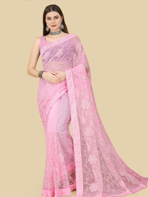 women's embroidered saree - 20299951 - Very Small Image - 1