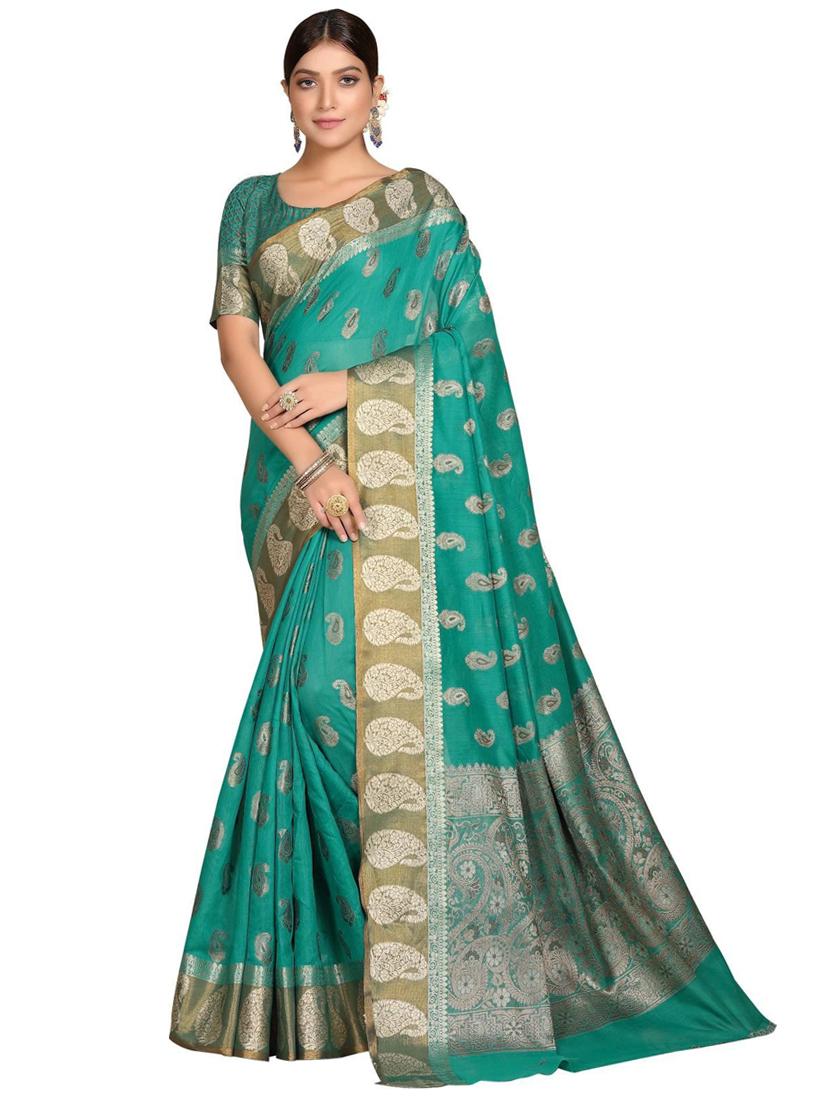 women's banarasi saree with blouse - 20307024 -  Zoom Image - 0