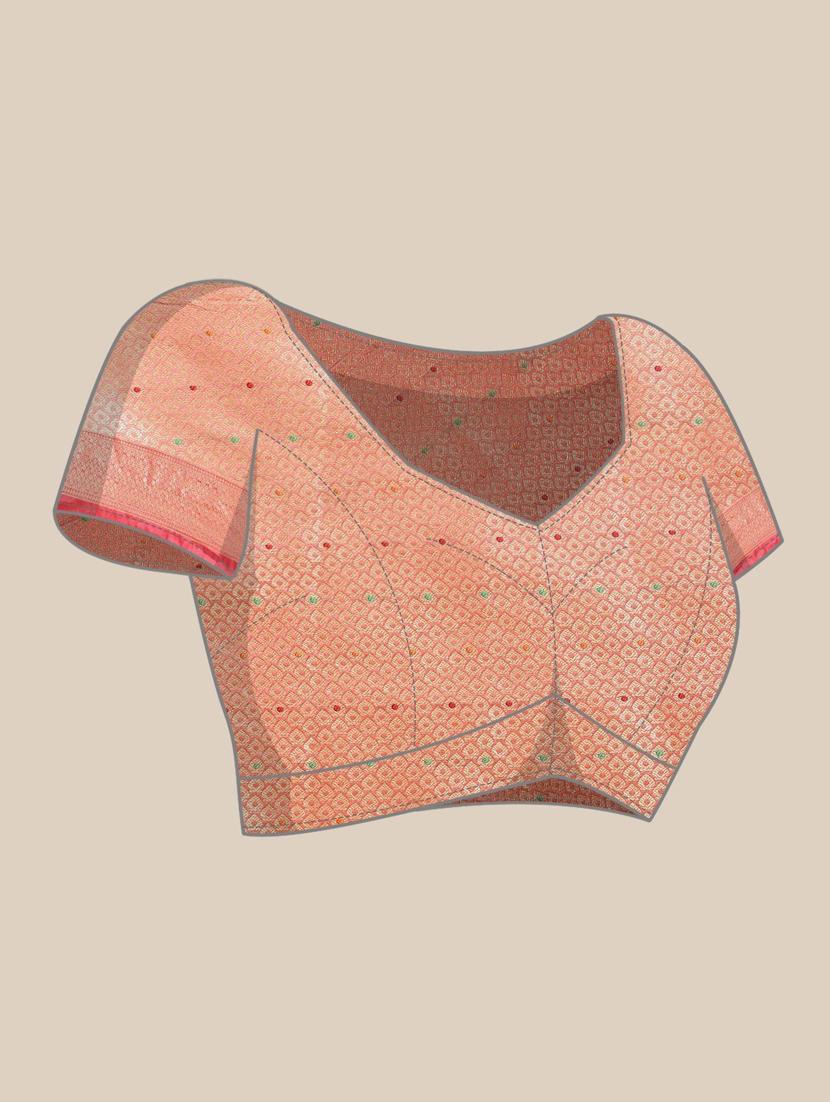 women's banarasi saree with blouse - 20307154 - Standard Image - 2