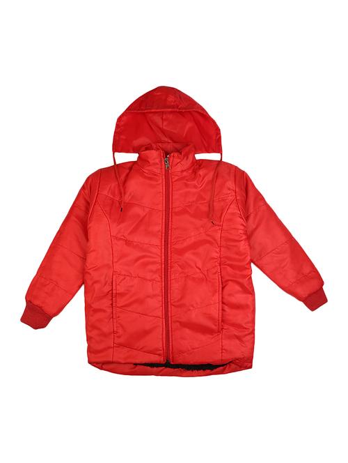 red cotton quilted jacket - 20310318 - Very Small Image - 1