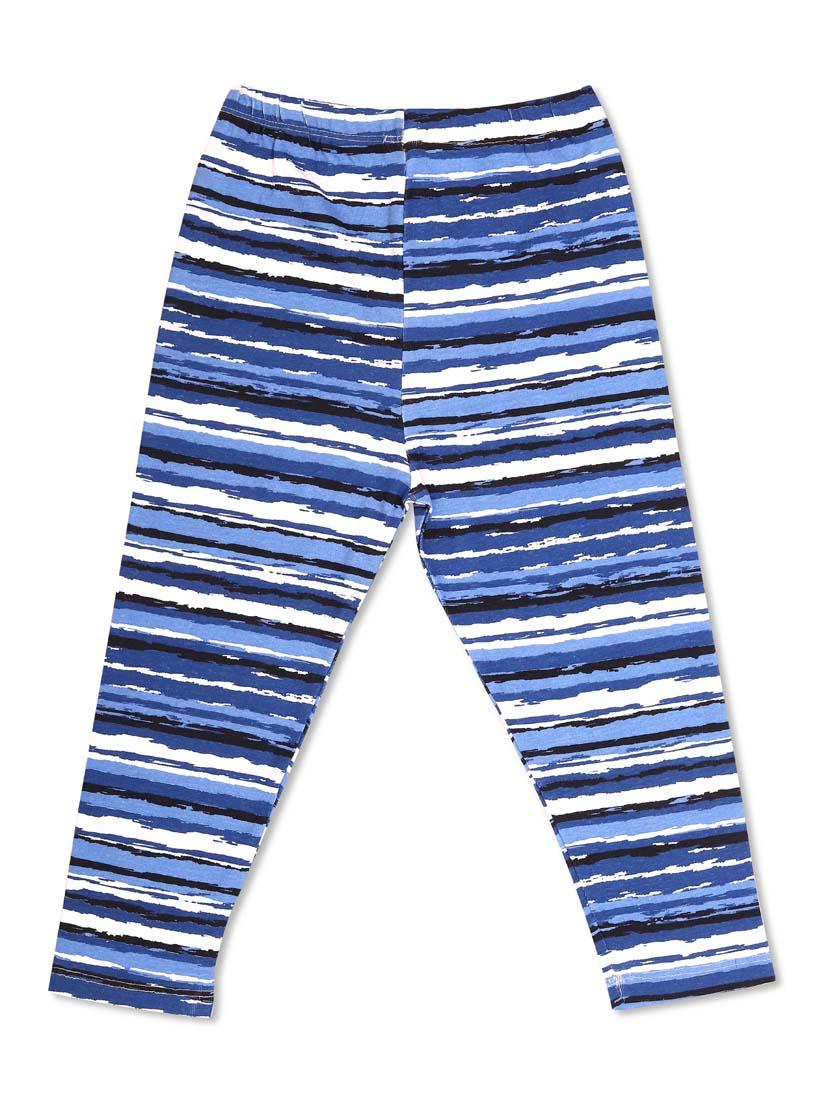 blue printed pyjama nightwear set - 20316026 - Standard Image - 3