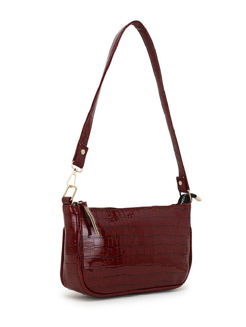 brown leatherette (pu) hobo handbag - 20322598 - Standard Image - 3