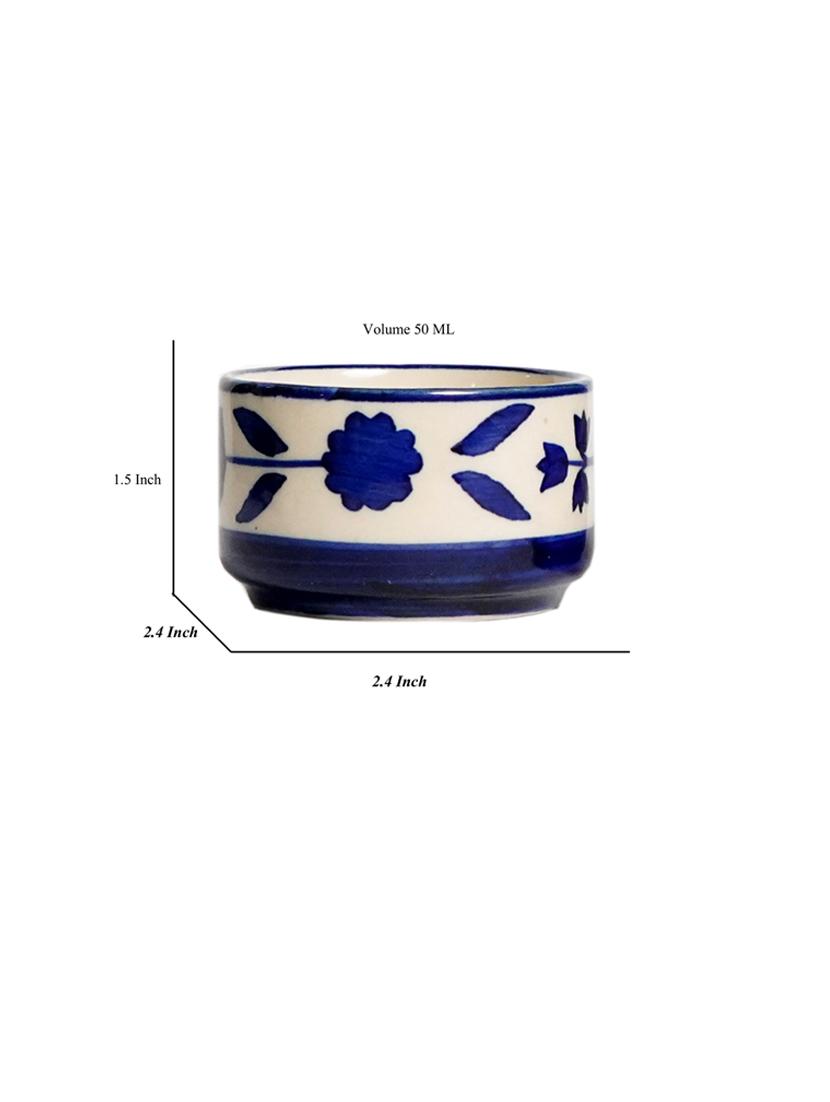 freakway hand-painted multicolored ceramic bowls set ceramic vegetable bowl (multicolor, pack of 6) brown & white - 20322855 - Zoom Image - 4