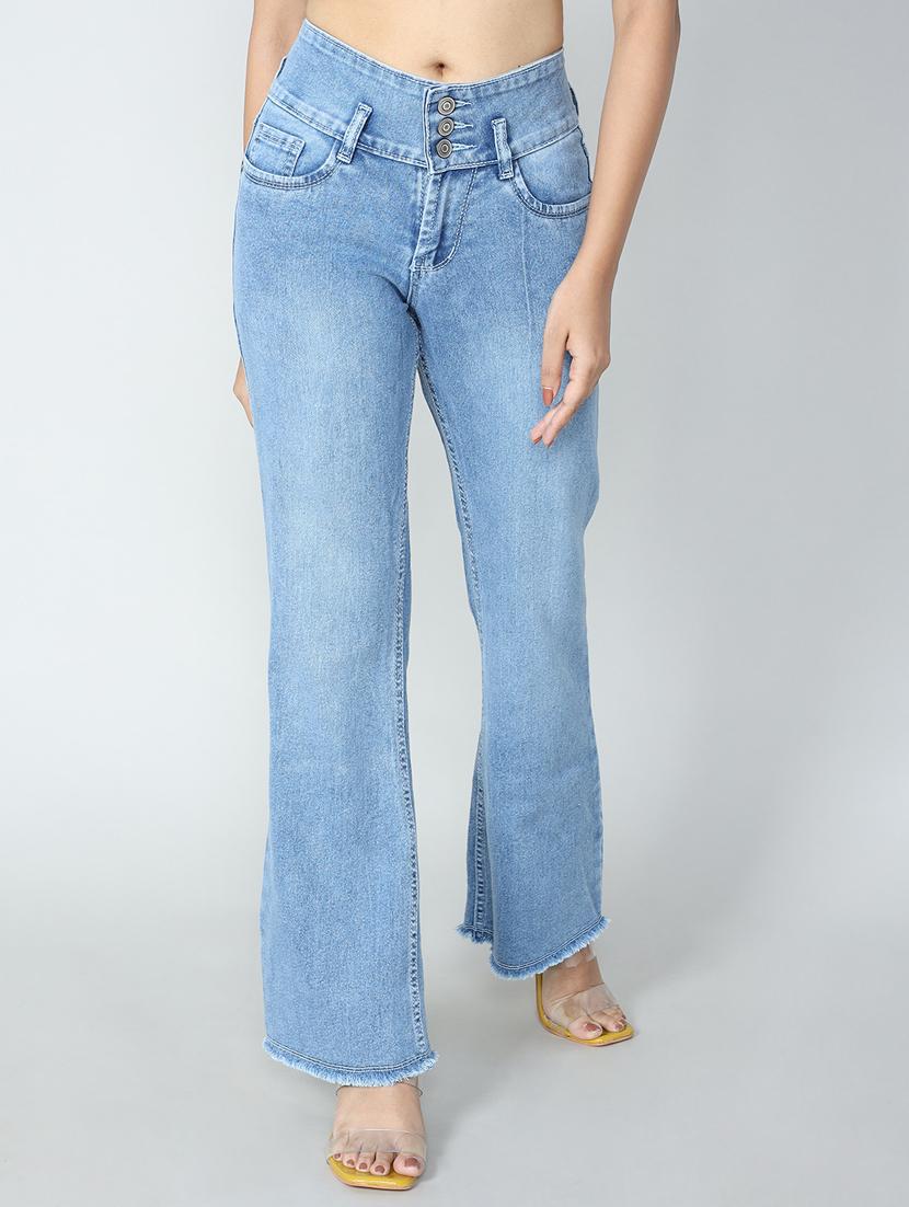 women's plain bootcut jeans - 20355053 -  Standard Image - 0