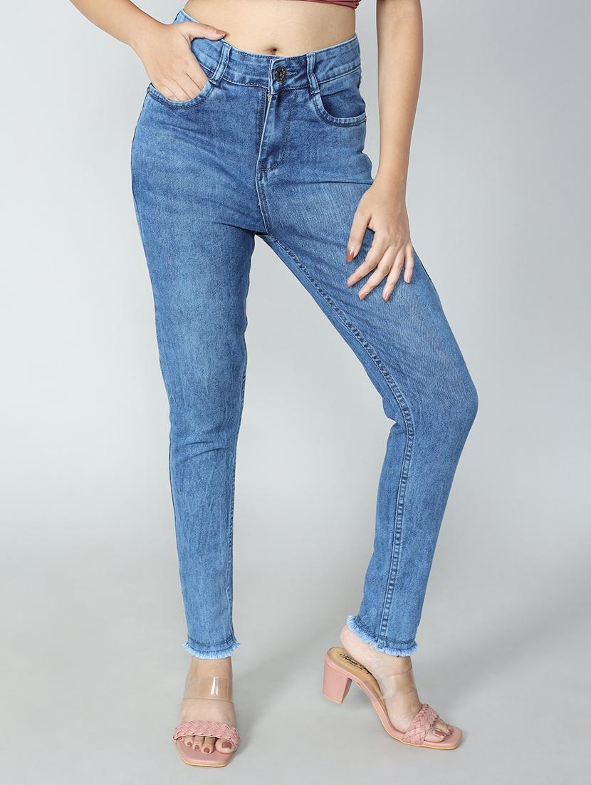 women's plain slim fit jeans - 20355060 -  Standard Image - 0