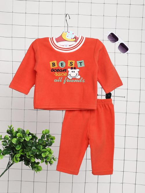 boys round neck typographic printed full length set - 20368941 - Very Small Image - 1