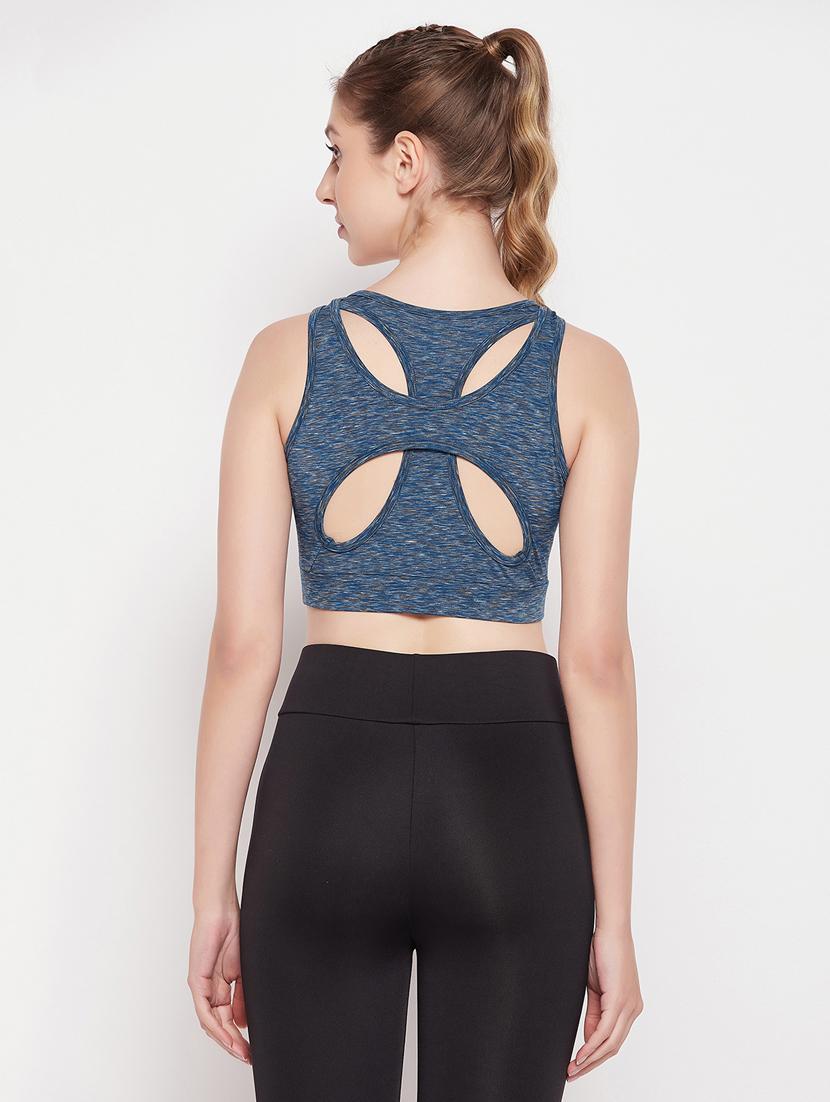 women multi color polyester sports bra - 20375444 - Standard Image - 3