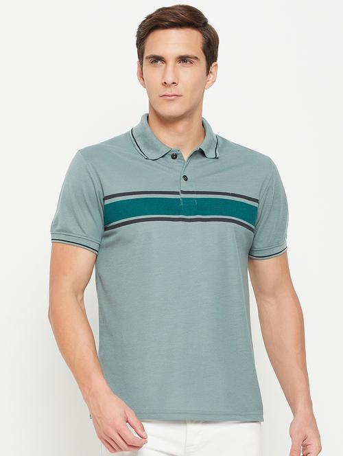 men green polyester regular t-shirt - 20385424 - Very Small Image - 1