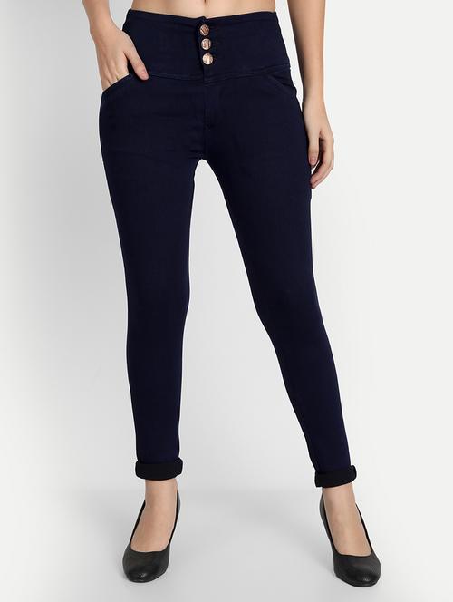 women's plain slim fit jeans - 20386484 - Very Small Image - 1