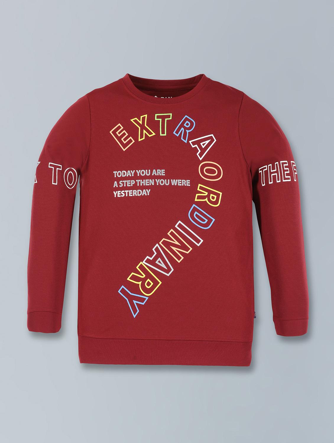 boys typography sweatshirt - 20396502 - Zoom Image - 1