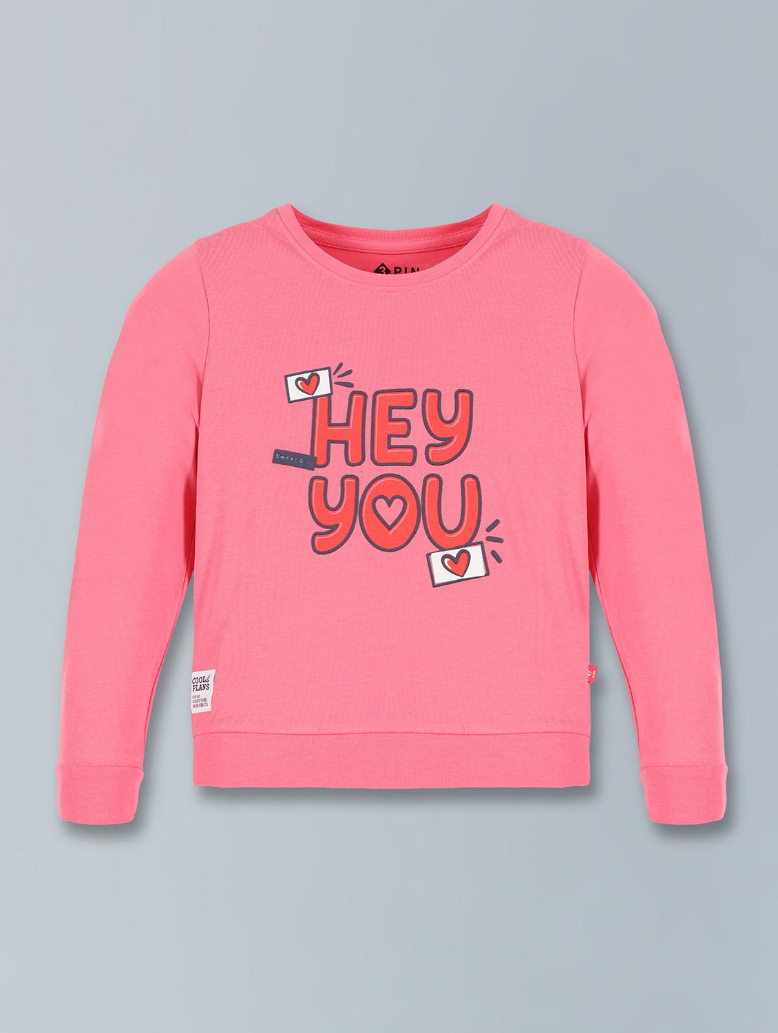 chest print crew neck sweatshirt - 20396549 - Standard Image - 2
