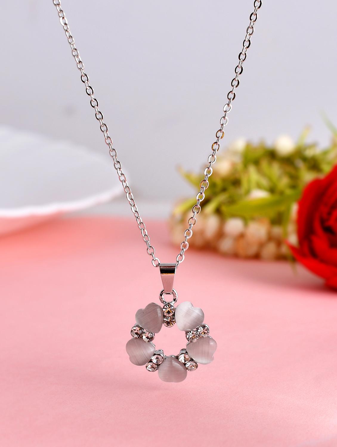 silver stainless steel pendant - 20404961 - Zoom Image - 0