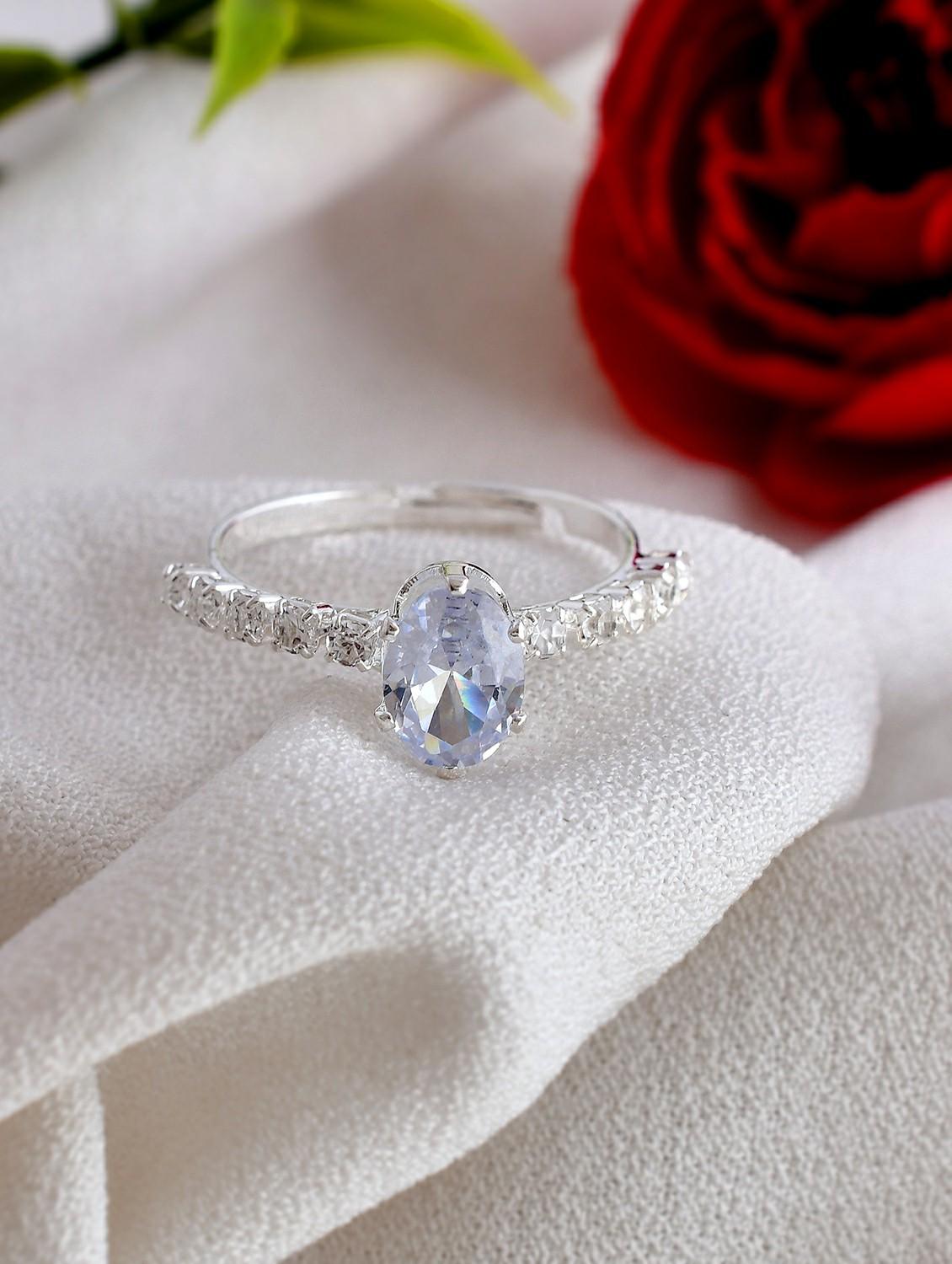 silver stainless steel finger ring - 20404992 - Zoom Image - 0