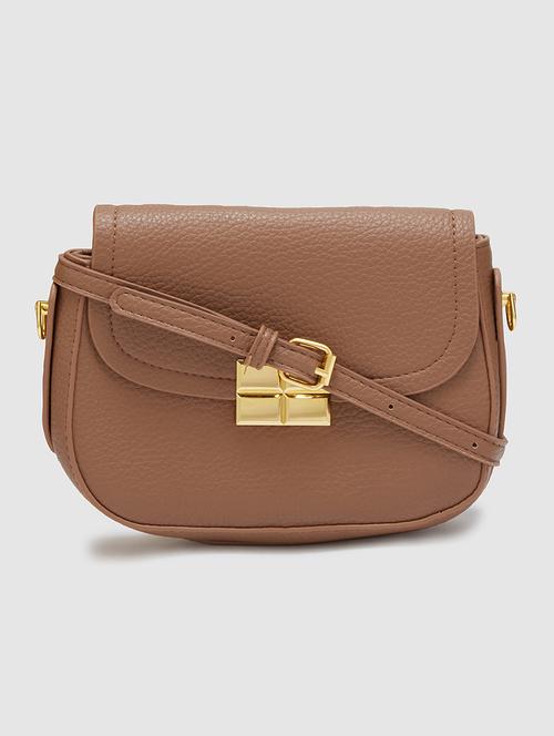 women texture leatherette sling bag  - 20405848 - Very Small Image - 1