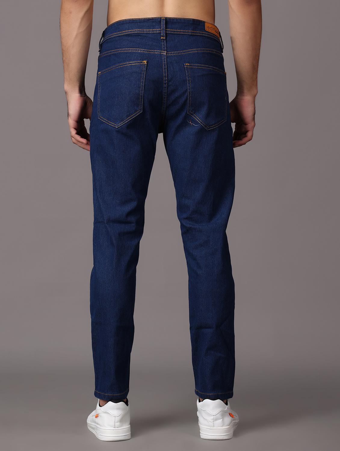 men solid mid rise jeans - 20407043 -  Standard Image - 3
