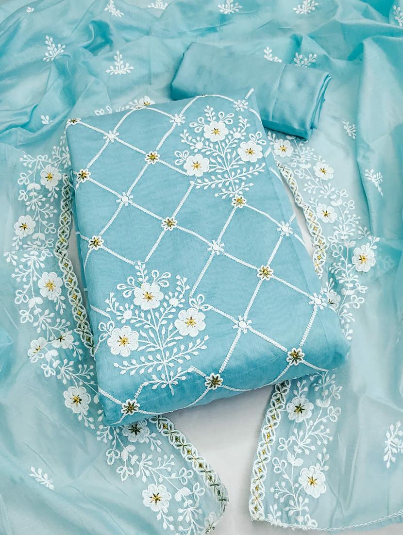 women embroidered unstitched suit set - 20413192 - Zoom Image - 0