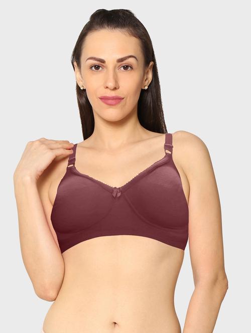 burgundy solid t-shirt bra - 20421845 - Very Small Image - 1
