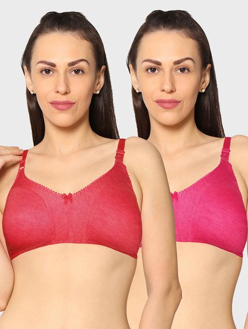 women pack of 2 solid t-shirt bra - 20429299 - Very Small Image - 1