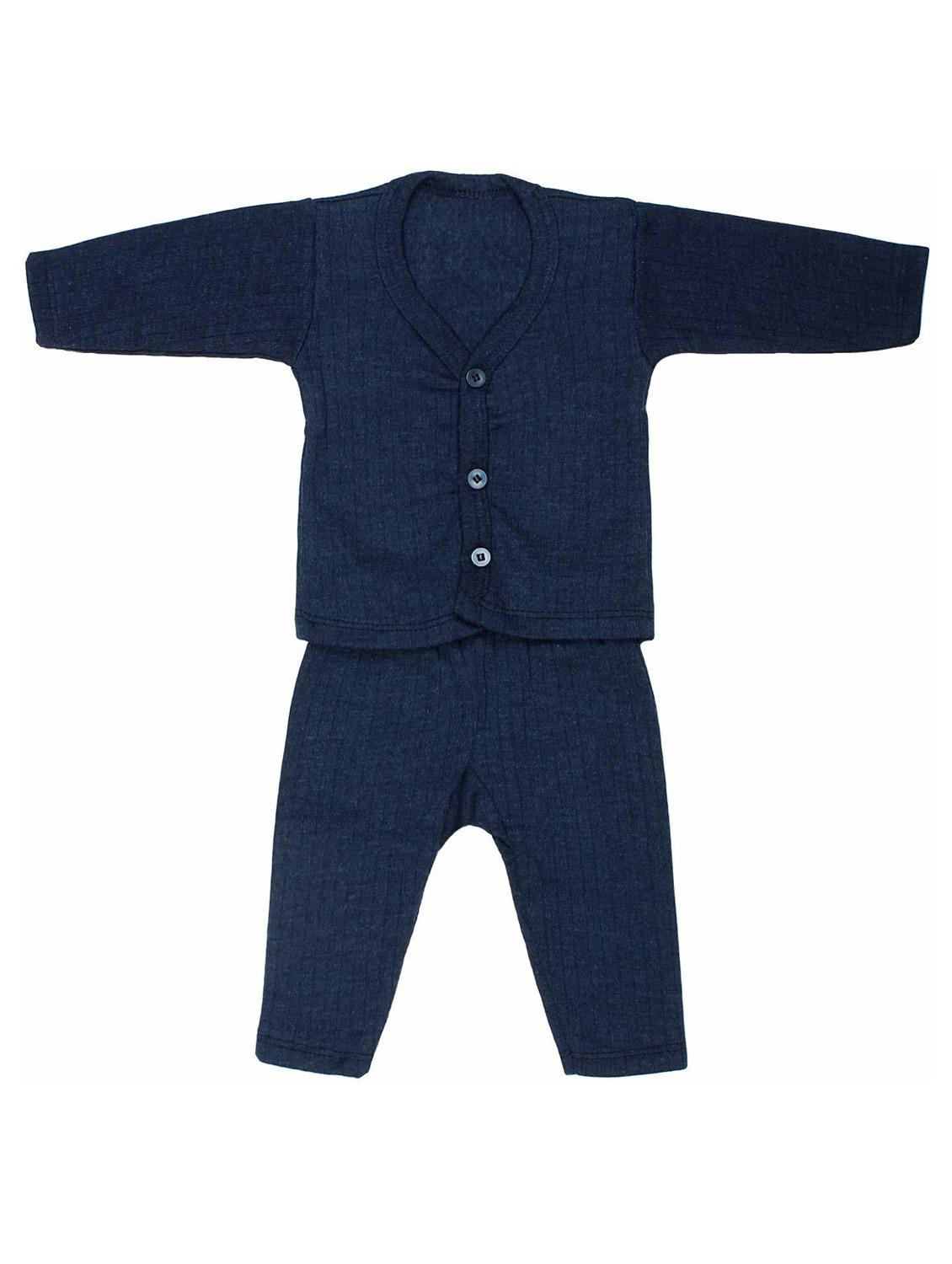 dark blue cotton thermal set