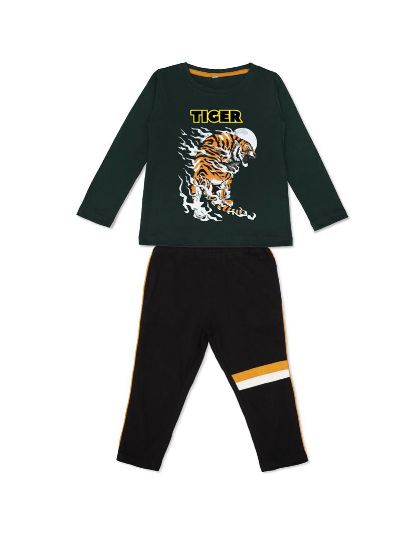 boys graphic print pyjama nightwear set - 20458097 - Zoom Image - 0