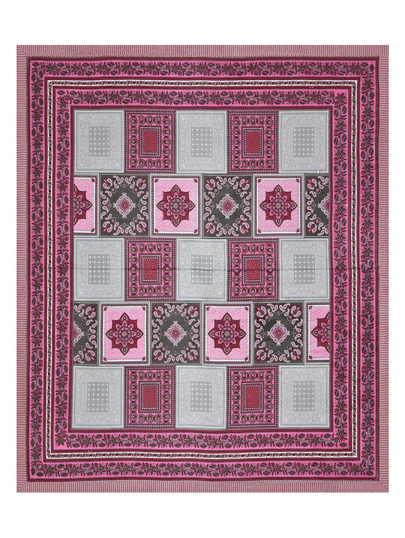 jaipuri hand printed double bedsheet with two pillow covers - 20458731 - Standard Image - 4
