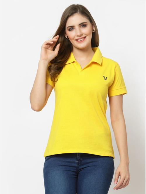 women's plain polo neck t-shirt - 20501801 - Very Small Image - 1