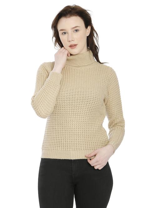 women self design long sleeve pullover - 20512260 - Very Small Image - 1