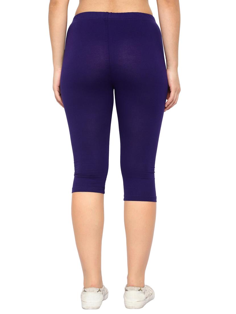 women blue regular capri - 20517870 - Zoom Image - 2