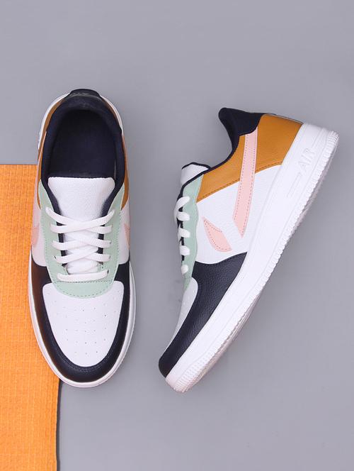 men color block multi colored lace up sneaker - 20536438 - Very Small Image - 1