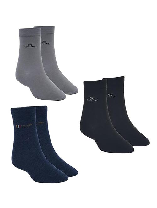 women pack of 3 cotton above ankle length socks - 20538636 - Standard Image - 0