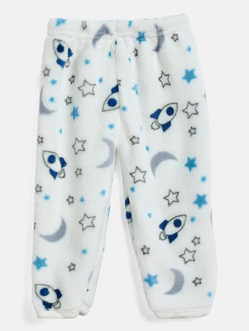 kids white printed jhabla & pant - 20541738 - Zoom Image - 3