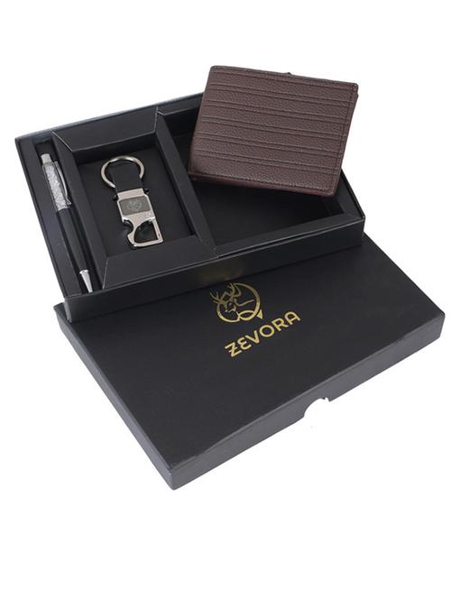 men pen & wallet,keyring gift combo - 20554267 - Very Small Image - 1